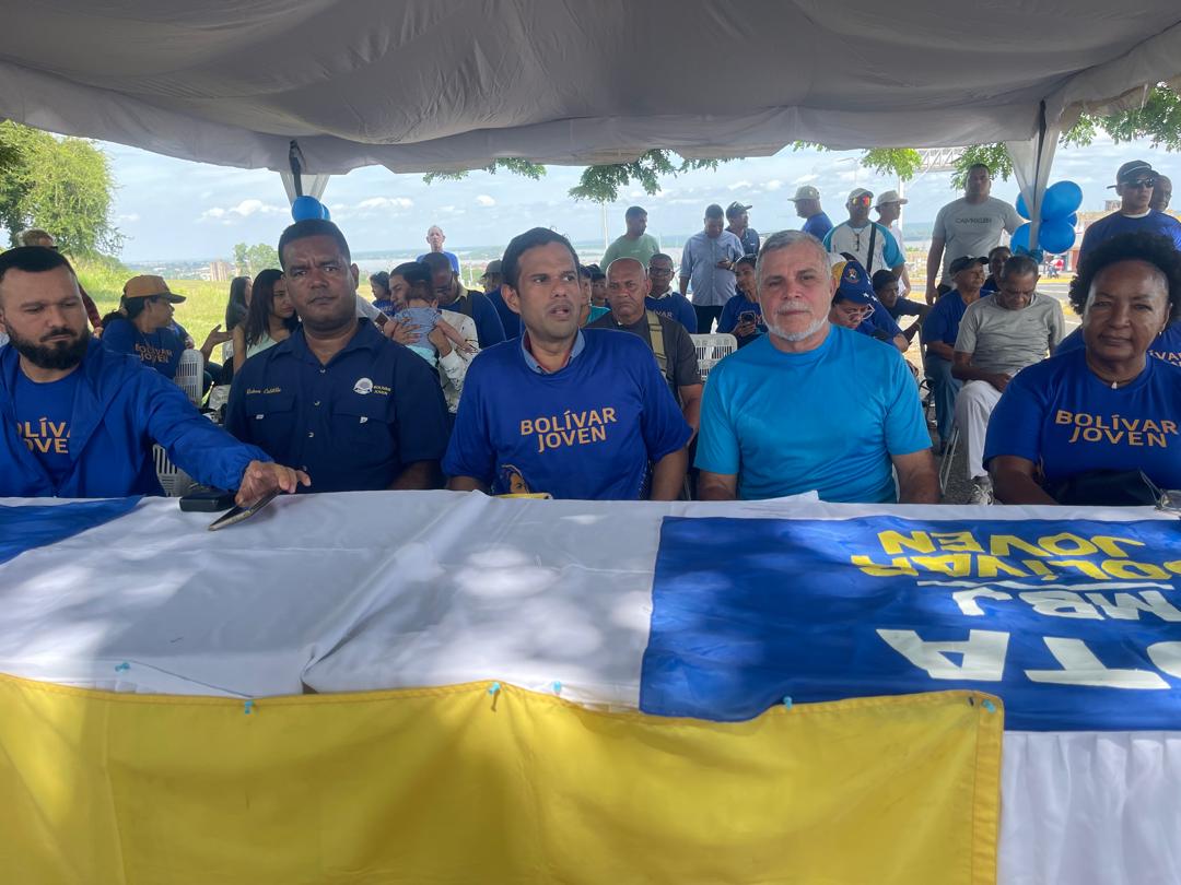 Caroní se moviliza: Bolívar Joven juramenta su estructura municipal en el histórico Cerro El Gallo