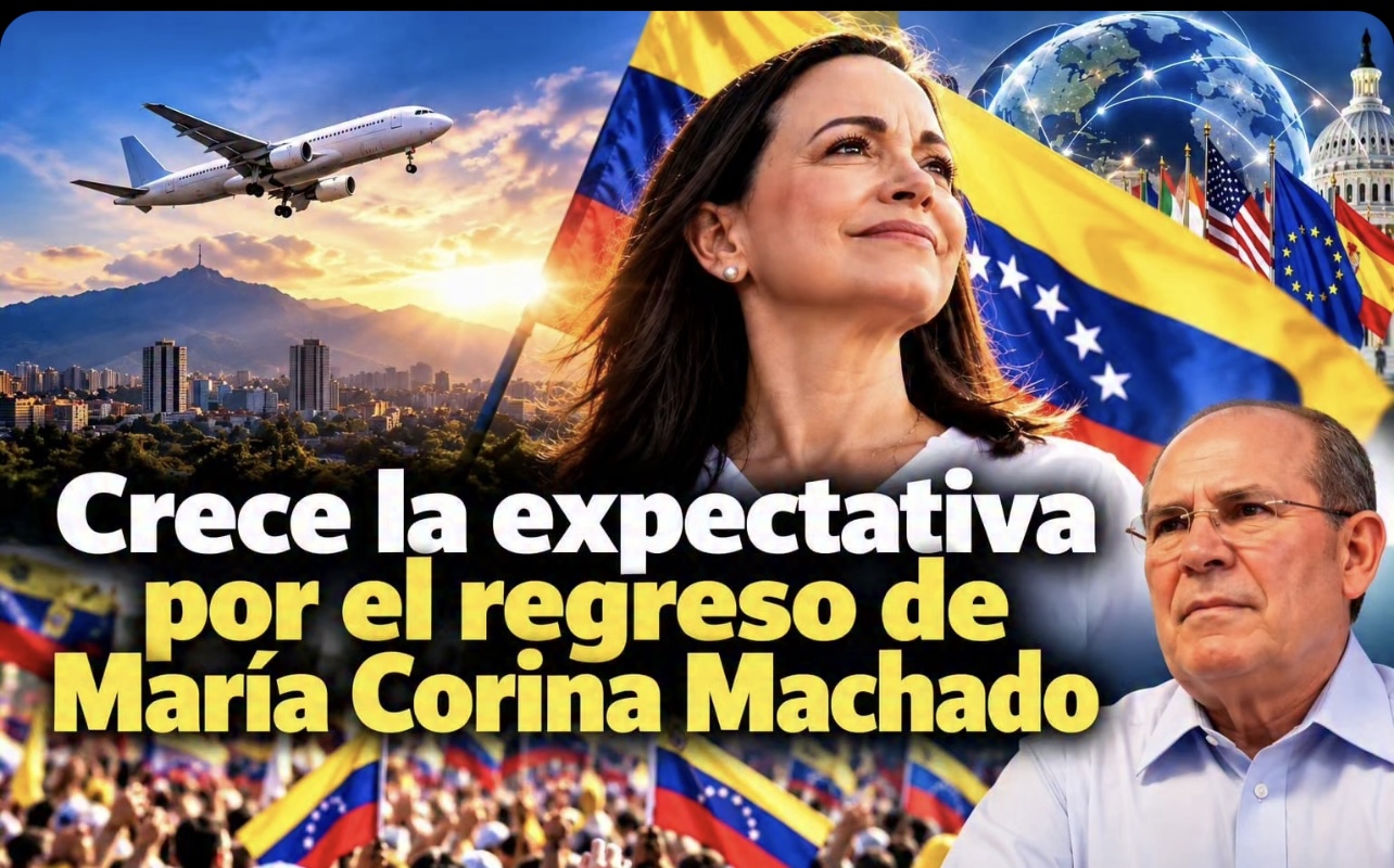 Omar González: Venezuela espera con emoción el regreso de María Corina Machado