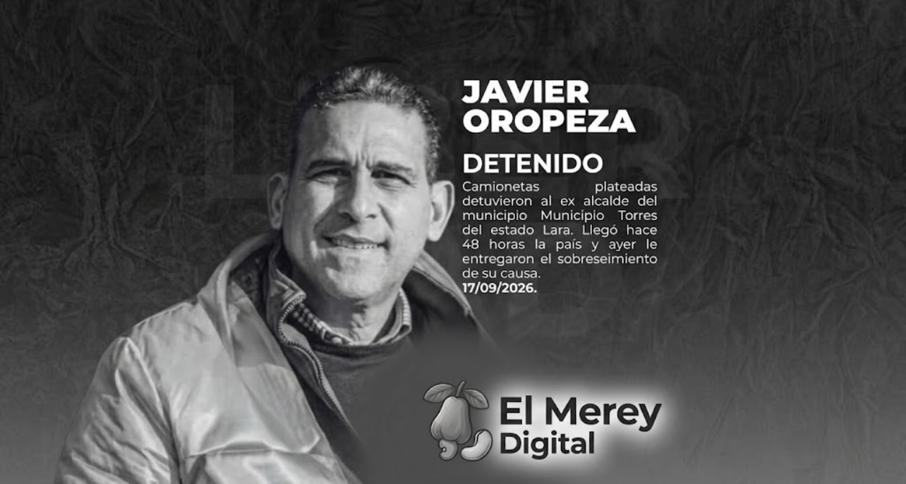 Javier Oropeza preso político