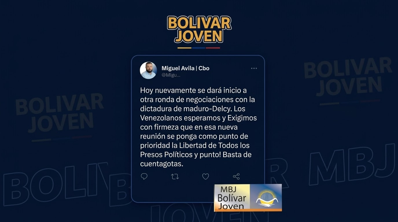 Hoy nuevamente se dará inicio a otra ronda de negociaciones con la dictadura de maduro-Delcy.
