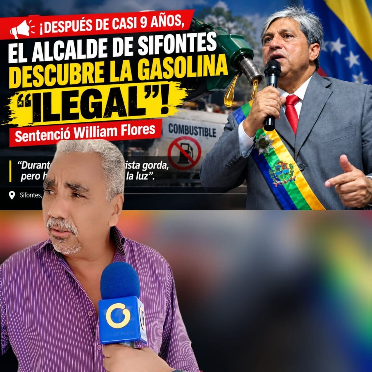 Movimiento Unidos por Bolívar cuestiona actuación del alcalde frente a venta informal de gasolina